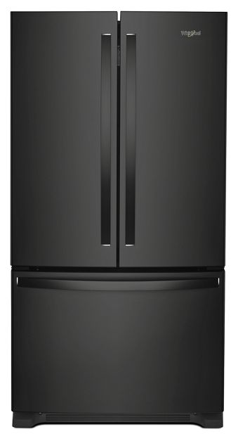 Whirlpool® Full-Depth French Door Bottom Mount Refrigerator.