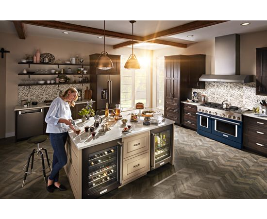 KitchenAid 48'' Smart Commercial-Style Dual Fuel Range with Griddle