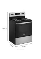 4.8cu. ft. Electric Range with Keep Warm setting