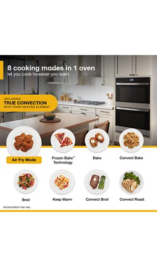 8.6 Cu. Ft. Double Smart Wall Oven with Air Fry