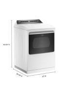 7.4 cu. ft. Top Load Gas Dryer with Advanced Moisture Sensing