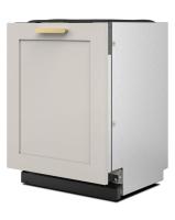 44 dBA Panel-Ready Two-Rack Flush Dishwasher with Door-Open Dry System