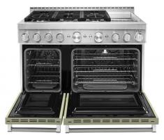 KitchenAid 48'' Smart Commercial-Style Gas Range with Griddle
