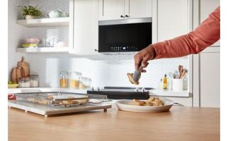 Air Fry Over- the-Range Oven with Flush Built-in Design