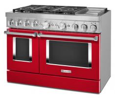 KitchenAid 48'' Smart Commercial-Style Dual Fuel Range with Griddle