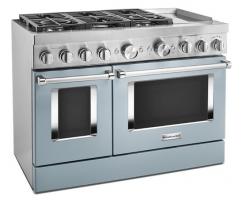 KitchenAid 48'' Smart Commercial-Style Dual Fuel Range with Griddle