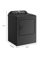 7.0 Cu. Ft. Whirlpool® Top Load Electric Dryer with Moisture Sensor