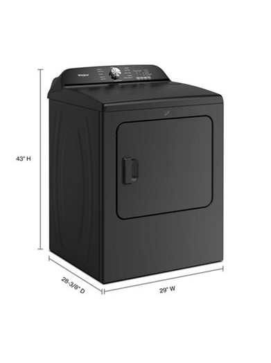 7.0 Cu. Ft. Whirlpool® Top Load Electric Dryer with Moisture Sensor