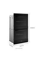 8.6 Total Cu. Ft. Double Wall Oven with Air Fry When Connected