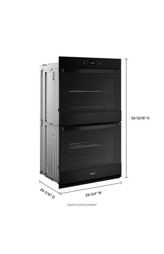 8.6 Total Cu. Ft. Double Wall Oven with Air Fry When Connected
