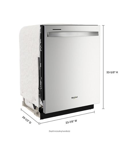 Quiet Dishwasher with 3rd Rack