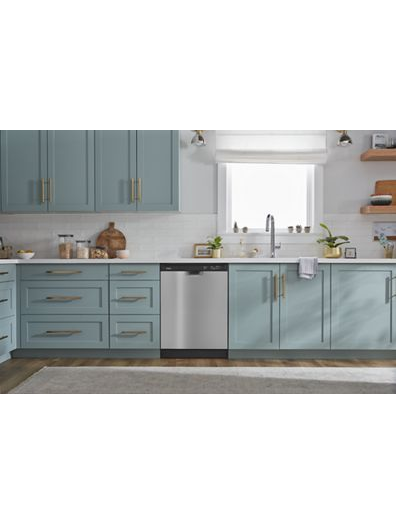 Quiet Dishwasher with Heated Dry and Factory-Installed Power Cord