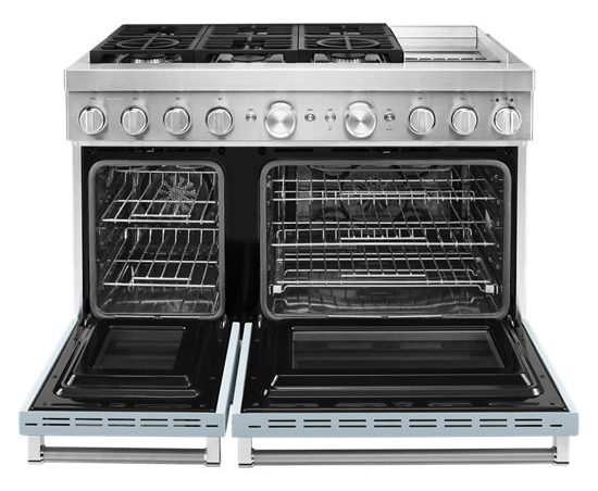 KitchenAid 48'' Smart Commercial-Style Dual Fuel Range with Griddle