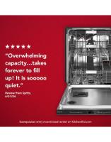 44dBA Dishwasher with FreeFlex™ Third Rack and LED Interior Lighting.