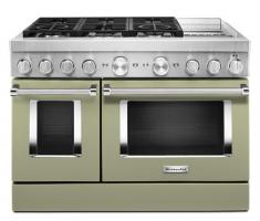 KitchenAid 48'' Smart Commercial-Style Dual Fuel Range with Griddle