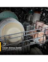 Quiet Dishwasher with Boost Cycle and Pocket Handle