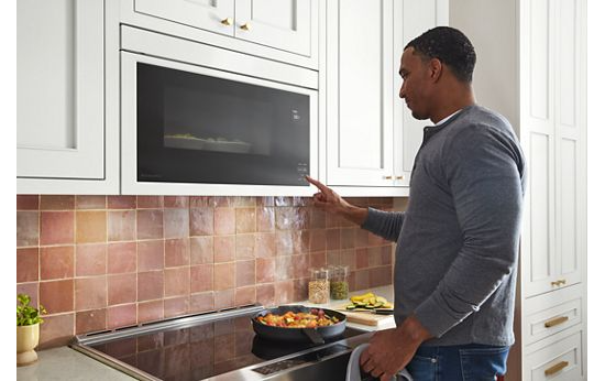 Over-The-Range Microwave with Flush Built-In Design