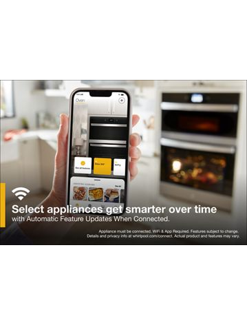 5.7 Total Cu. Ft. Combo Wall Oven with Air Fry When Connected
