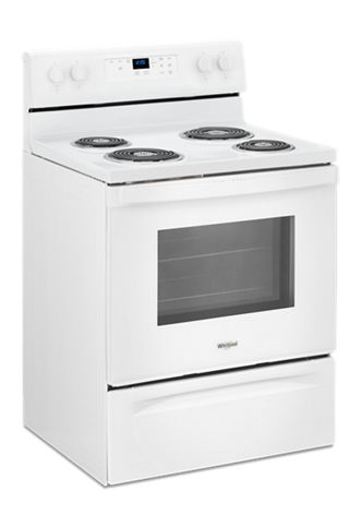 4.8 cu. ft. Electric Range with Keep Warm setting.