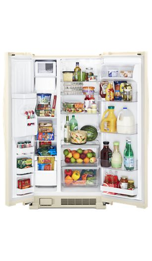 33-inch Wide Side-by-Side Refrigerator - 21 cu. ft