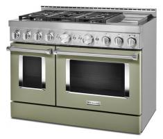 KitchenAid 48'' Smart Commercial-Style Gas Range with Griddle