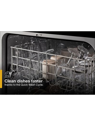 Quiet Dishwasher with Boost Cycle