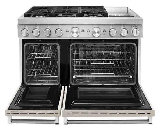 KitchenAid 48'' Smart Commercial-Style Dual Fuel Range with Griddle