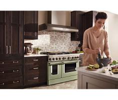 KitchenAid 48'' Smart Commercial-Style Dual Fuel Range with Griddle