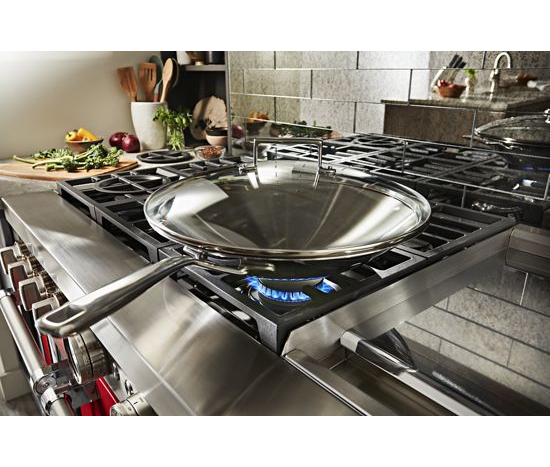 KitchenAid 48'' Smart Commercial-Style Dual Fuel Range with Griddle
