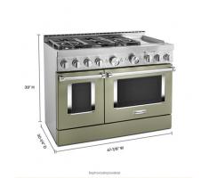 KitchenAid 48'' Smart Commercial-Style Gas Range with Griddle
