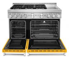 KitchenAid 48'' Smart Commercial-Style Gas Range with Griddle