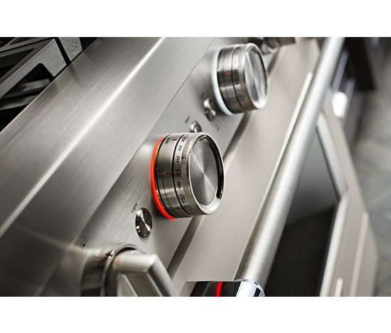KitchenAid 48'' Smart Commercial-Style Gas Range with Griddle