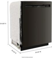 44 dBA Dishwasher in PrintShield™ Finish with FreeFlex™ Third Rack.