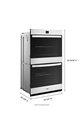 8.6 Total Cu. Ft. Double Wall Oven with Air Fry When Connected