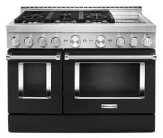 KitchenAid 48'' Smart Commercial-Style Gas Range with Griddle
