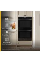 8.6 Total Cu. Ft. Double Wall Oven with Air Fry When Connected