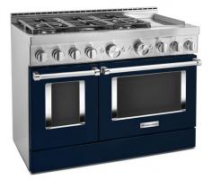 KitchenAid 48'' Smart Commercial-Style Gas Range with Griddle