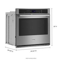 30-inch Single Wall Oven with Air Fry and Basket - 5.0 cu. ft.