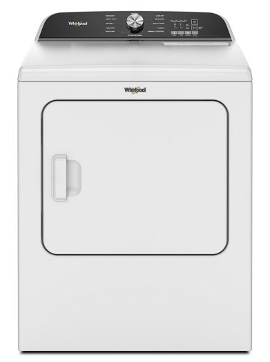 7.0 Cu. Ft. Whirlpool® Top Load Gas Dryer with Moisture Sensor