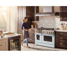 KitchenAid 48'' Smart Commercial-Style Gas Range with Griddle