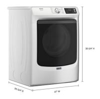 Smart Pet Pro Front Load Electric Dryer - 7.4 CU. FT.