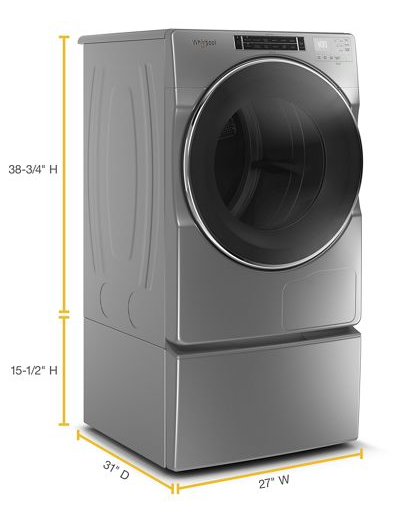 7.4 cu. ft. Front Load Hybrid Heat Pump Dryer
