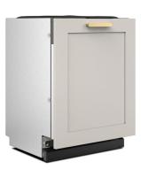 39 dBA Panel-Ready Flush-to-cabinet Dishwasher with FreeFlex™ Fit Third Level Rack