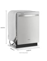 Quiet Dishwasher with Boost Cycle and Extended Soak Cycle.