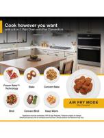 5.7 Total Cu. Ft. Combo Wall Oven with Air Fry When Connected