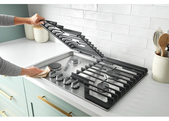 30-inch Gas Cooktop with 2-in-1 Hinged Grate to Griddle