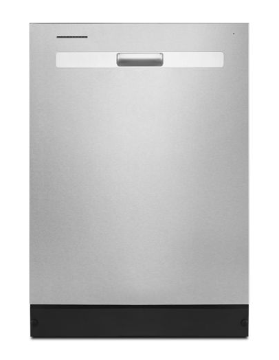 Quiet Dishwasher with Boost Cycle and Pocket Handle