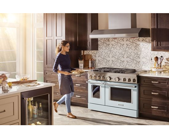 KitchenAid 48'' Smart Commercial-Style Dual Fuel Range with Griddle