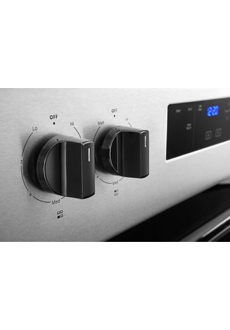 4.8 cu. ft. Electric Range with Keep Warm setting.