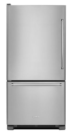 22 cu. ft. 33-Inch Width Full Depth Non Dispense Bottom Mount Refrigerator